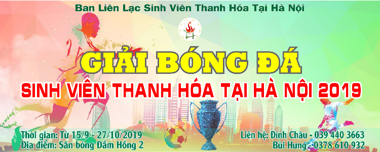 Cover Giải Bóng Đá Sinh Viên Thanh Hóa Tại Hà Nội 2019